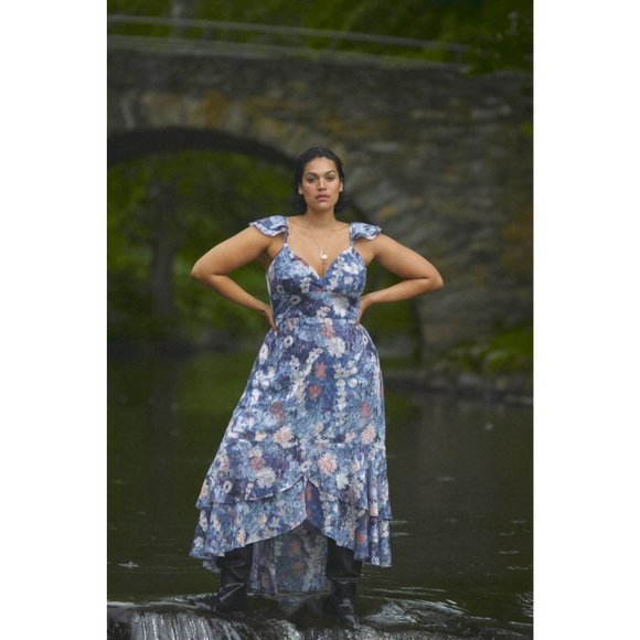 Anthropologie Hutch Ruffled Maxi Dress - Picture 5 of 9